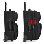 U.S. Traveler 20" Lightweight Rolling Carry On Black