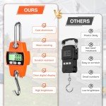 Handheld Luggage Scale with Large LCD Display