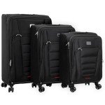 Lightweight Expandable 3-Piece Softside Luggage Set