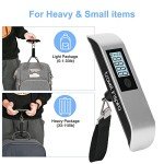 Digital Luggage Scale with Backlit Display - 110LB