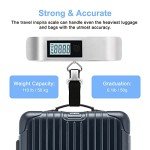 Digital Luggage Scale with Backlit Display - 110LB