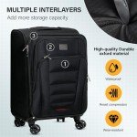 Lightweight Expandable 3-Piece Softside Luggage Set