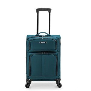 U.S. Traveler Anzio Teal Expandable Spinner Luggage