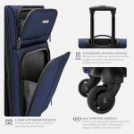 U.S. Traveler Anzio Teal Expandable Spinner Luggage