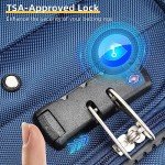 Navy Blue 5-Piece Expandable Softside Luggage Set