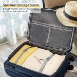 Navy Blue 5-Piece Expandable Softside Luggage Set