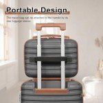 Joyway 7-Piece Hardside Luggage Set with Spinner Wheels
