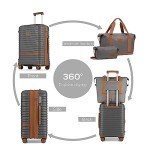 Joyway 7-Piece Hardside Luggage Set with Spinner Wheels