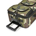 U.S. Traveler 20" Camouflage Rolling Carry-On Suitcase