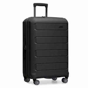 Indestructible Spinner Luggage by Traveler's Choice, Black