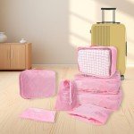 JANKOW 7-Piece Packing Cubes Set - Pink