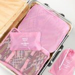 JANKOW 7-Piece Packing Cubes Set - Pink