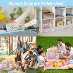 Boho Rainbow Packing Cubes - 7 Piece Set