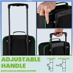 Minecraft Kids Rolling Suitcase - Creeper Design