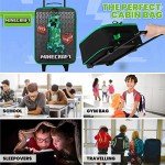 Minecraft Kids Rolling Suitcase - Creeper Design