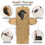 Coolife Foldable Garment Bag Set for Travel