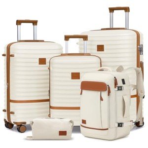 Joyway 5-Piece Lightweight Expandable Luggage Set