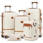 Joyway 5-Piece Lightweight Expandable Luggage Set