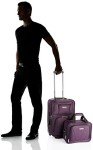 Purple Expandable Softside Luggage Set - 2 Pieces