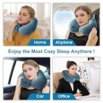 Keemall Washable Inflatable Travel Neck Pillow