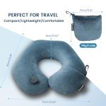Keemall Washable Inflatable Travel Neck Pillow