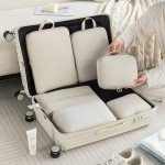 Lightweight 6-Piece Travel Organizer Set - Light Blue
