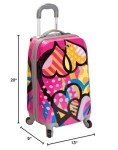 Rockland Vision 20-Inch Hardside Spinner Carry-On
