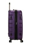 Rockland Melbourne 28" Purple Expandable Spinner Luggage