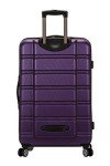Rockland Melbourne 28" Purple Expandable Spinner Luggage