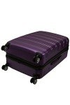 Rockland Melbourne 28" Purple Expandable Spinner Luggage