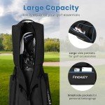 Finchley Foldable Golf Travel Bag with Wheels