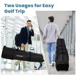 Finchley Foldable Golf Travel Bag with Wheels