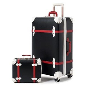 Vintage 2-Piece Lightweight Hardside Luggage Set