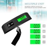 Compact Digital Luggage Scale with LED Display