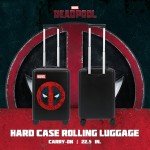 FUL Marvel Deadpool 22.5" Rolling Carry-On Suitcase