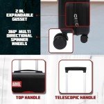 FUL Marvel Deadpool 22.5" Rolling Carry-On Suitcase