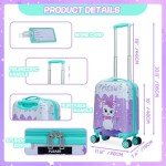 Cute Cat Kids' 5-Piece Luggage Set