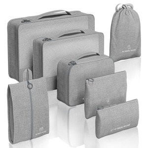 7-Piece Compression Packing Cube Set for Travel