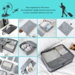 7-Piece Compression Packing Cube Set for Travel