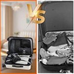 Black Packing Cubes Set for Travel Organization