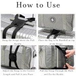 Adjustable Luggage Bungee Straps - 2 Pack
