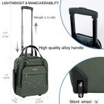 VANKEAN 16-Inch Lightweight Underseat Carry-On Suitcase