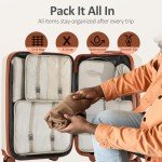 VIVIcity Lightweight Spinner Luggage Set with Storage