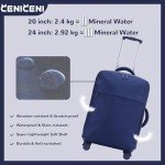 CENICENI Ultralight 20" & 24" Spinner Luggage Set