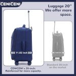 CENICENI Ultralight 20" & 24" Spinner Luggage Set