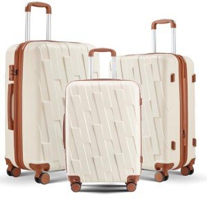 VIVIcity 3-Piece Luggage Set with Storage Bags