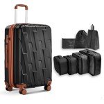 VIVIcity Lightweight Spinner Luggage Set with Accessories