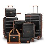 Caselly Lightweight 7-Piece Spinner Luggage Set