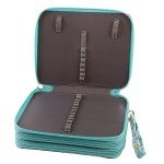 72-Slot Portable Pencil Case Organizer for Artists