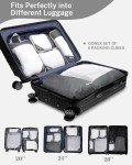 Gonex Gray Compression Packing Cubes Set